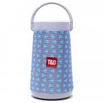 Wholesale High Surround Sound Bluetooth Speaker with Carry Handle TG133 (Gray Blue)